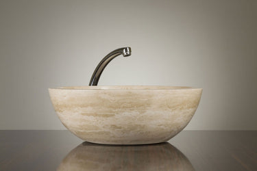 Alen Premium Emperador Dark Oval Çanak Lavabo