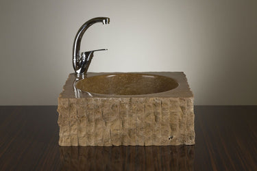 Alen Premium Nero Marquina Dikdörtgen Blok Lavabo