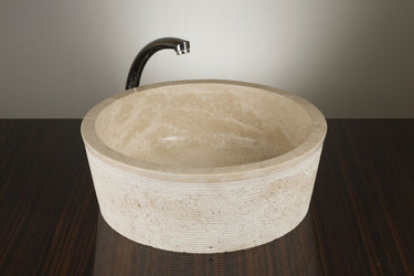 Alen Premium Verde Guatemala Rustik Doğal Kenar Lavabo