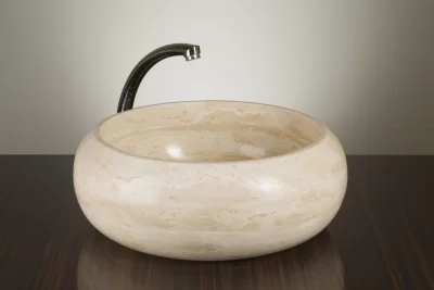 Elegant Travertine Sink